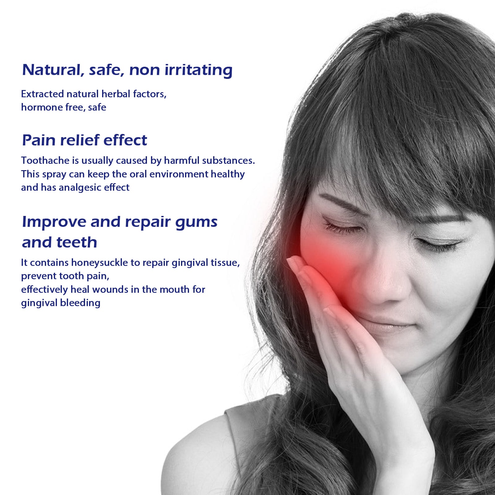 Oral Care Spray Pamper Teeth Soothe Teeth Discomfort Gentle Care Oral Spray