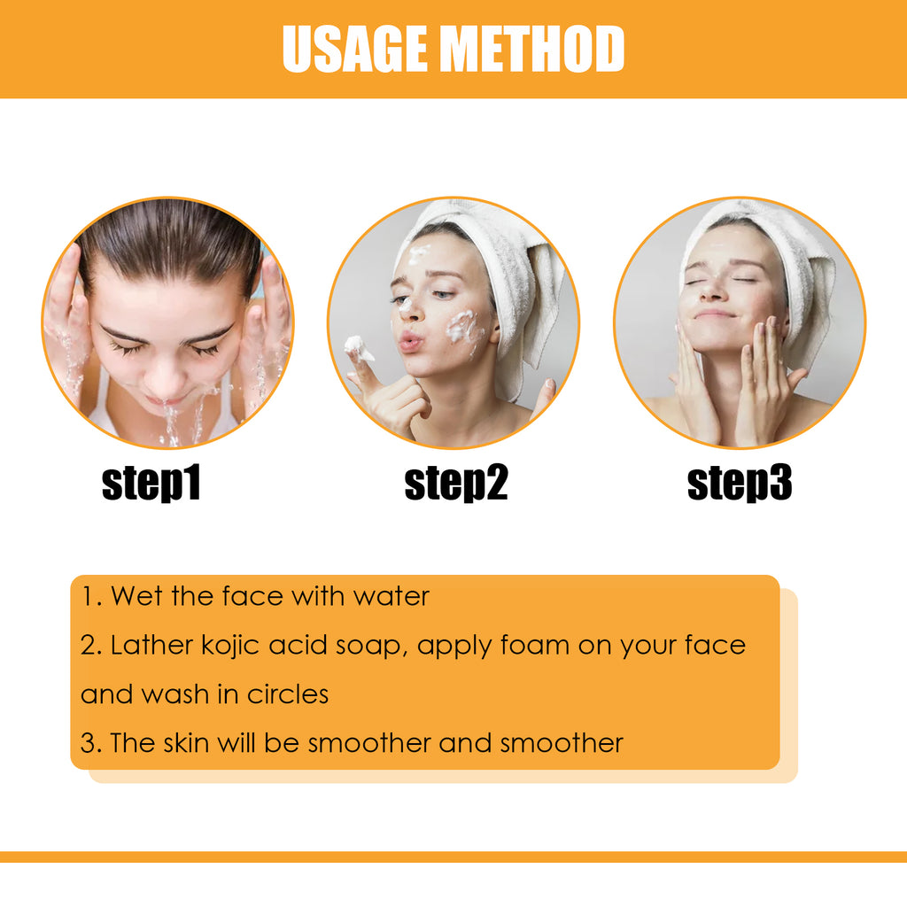 Kojic Acid Soap Cleanser Cleansing Soap Dilute Cleansing Cleanser