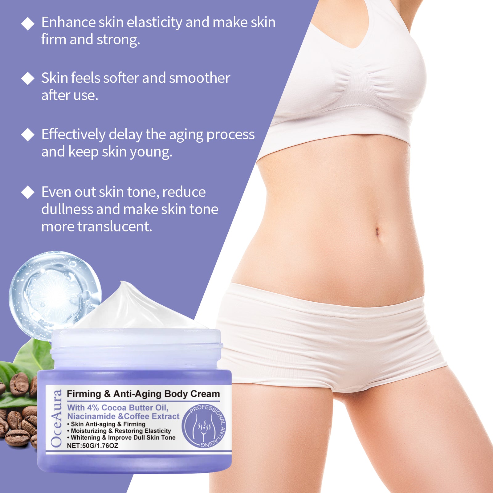 Body Cream Moisturizes And Hydrates Body Skin Daily Body Care Cream