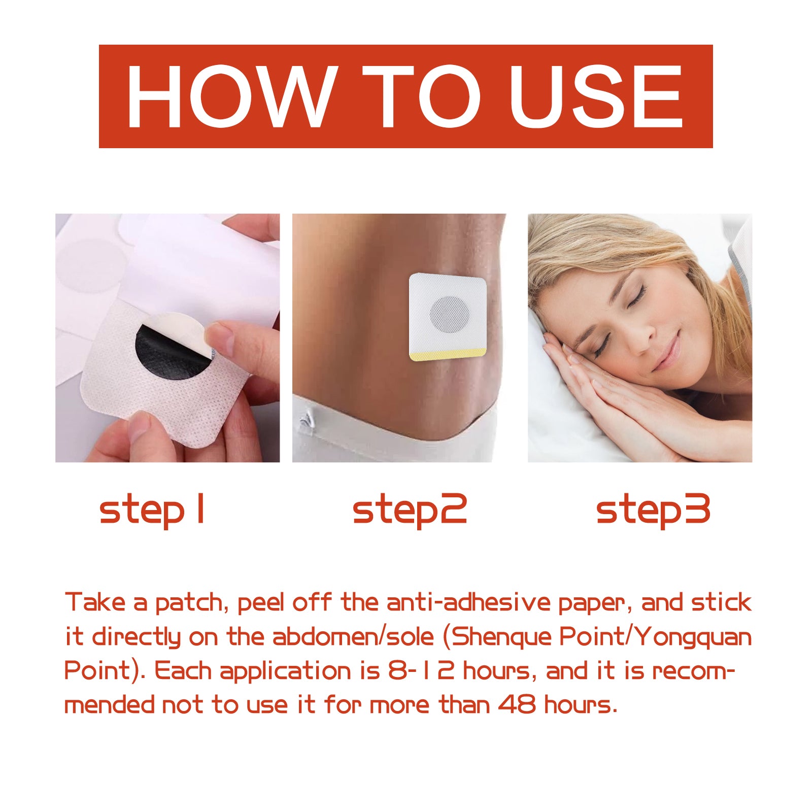 Body Acupoint Patch Body Abdominal Acupoint Body Care Navel Patch
